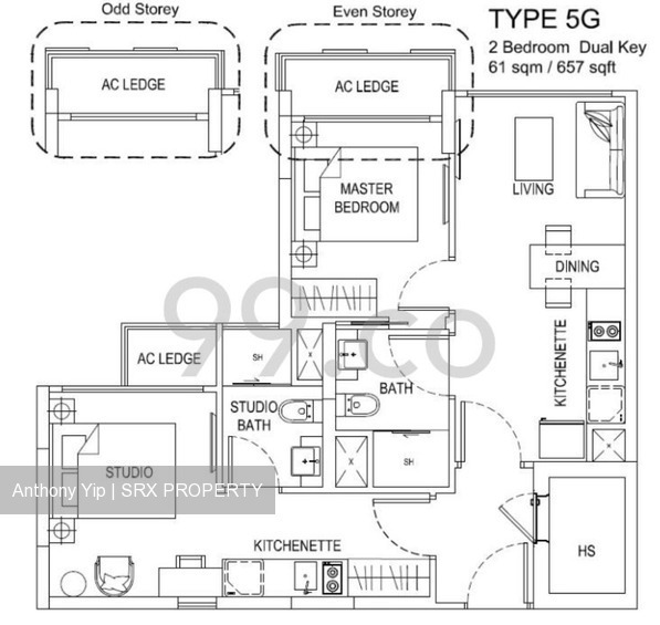 The Hillford (D21), Apartment #178919982